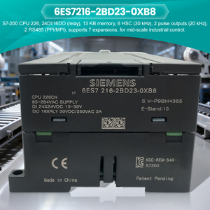 Siemens Yepyeni Orijinal SIMATIC S7-200 CN Programlanabilir Lojik Kontrolör Kompakt PLC CPU Modülü 6ES7216-2BD23-0XB8 - Product Image 2