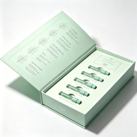Boîte d'emballage de parfum de luxe avec logo personnalisé, boîte d'emballage en papier de haute qualité pour flacon de parfum de 2 ml avec couvercle magnétique, boîte de parfum
