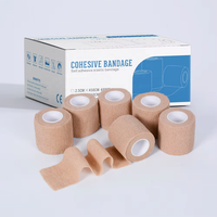 Bandes de maintien pour poignets de 2 pouces, bandages élastiques cohésifs non tissés, poignées de football, ruban adhésif sportif, sangles de gym pour l'entraînement