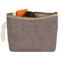 Nouvelle Collection 2026 : Trousse de Maquillage Portable en Jute et Chanvre avec Fermeture Éclair, Idéale pour Femmes et Filles (Vente en Gros, Personnalisable)