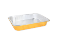 Plateau de cuisson hexagonal en aluminium jetable 4670ML, base antidérapante, certifié, pour gâteaux, forme rectangulaire, plaque profonde