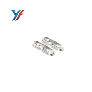 Accesorio de arco de palanca de Metal niquelado plateado de <span class=keywords><strong>marca</strong></span> YF, Clip de ranura <span class=keywords><strong>Rado</strong></span>, certificado SGS, OEM/ODM disponible para archivos de papelería - Product Image 1