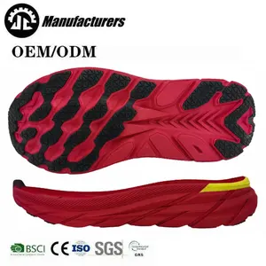 Custom Unisex Sneaker Sole Thick Eva Outsole Non-slip Wear-resistant Sports Running Shoe Sole