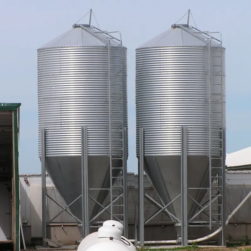 1000T 2500T Grain Silo Bins Manufacturer With Competitive Price