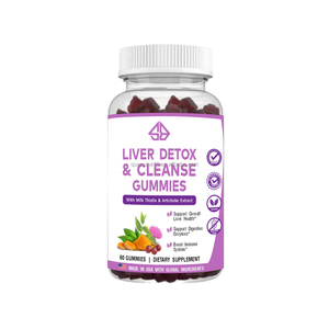 OEM <b>Liver</b> Detox & Cleanse Gummies With Milk Thistle Artichoke Extract 60 Count Vegan Dietary <b>Supplement</b> Made in USA - Product Image 4