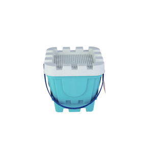 Juego de cubos de playa de paja de trigo de 14 piezas: cubo de castillo, tamiz, tapa, pala, moldes. Juguetes de arena ecológicos para niños. Etiqueta colgante. - Product Image 4
