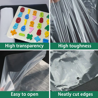 Sacs en film rétractable en PVC transparent sur mesure, fabriqués directement en usine YIXIN, pour l'emballage de flacons cosmétiques, de savons et de bombes de bain