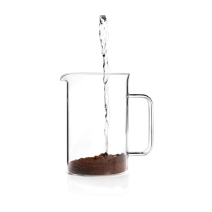 Caffettiera French Press in Vetro con Filtro in Metallo e Coperchio in Legno 800ml - Product Image 3