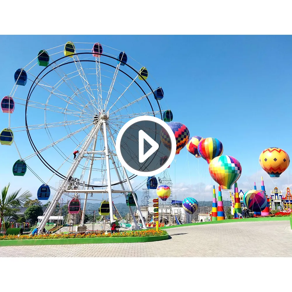Construa seu próprio equipamento personalizado do parque de diversões 20m 30m 42m 50m 100m roda gigante da atração do tema para a venda