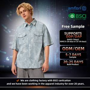 เสื้อเชิ้ตแขนสั้นผู้ชายแบบมีปก ผลิตตามสั่งจากโรงงานมาตรฐาน BSCI น้ำหนัก 110GSM เนื้อผ้านุ่มสบาย ระบายอากาศได้ดี ช่วยให้รู้สึกเย็นสบาย - Product Image 1