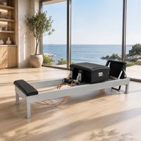 Mesin Reformer Pilates Klasik Aluminium Warna Dapat Disesuaikan untuk Penggunaan Studio Peralatan Pilates