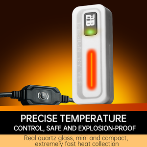 यह 25W मछली टैंक हीटर कछुए कछुए टैंक हीटिंग रॉड बाहरी मिनी एक्वेरियम हीटर नियंत्रक और डिजिटल डिस्प्ले के साथ - Product Image 2