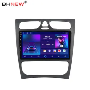 Écran android de voiture pour Mercedes Benz classe C W209 2002-2005 W203 C200 C320 C350 CLK support de Navigation GPS ADAS RDS audio de voiture