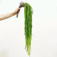 Tanaman Rambat Willow Buatan dengan Cabang Panjang, Dekorasi Bunga untuk Latar Belakang, Bunga Pernikahan, Hiasan Dinding Tanaman