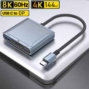 Base de conexión USB C a DisplayPort 1.4 8K 3 en 1, cable Thunderbolt 3 Tipo C a DisplayPort 1.4 con carga PD y puerto USB 3.0 para Macs - Product Image 2