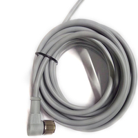 Kustom PUR PVC Sensor 4 5 8 12 17 PIN M12 Dibentuk Kabel Konektor Miring