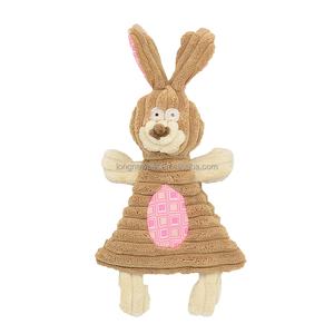 Ev hayvanı ürünü yumuşak peluş tavşan fil hayvan şekli Pet oyuncak gıcırtılı hiçbir doldurma köpek çiğnemek oyuncak - Product Image 2