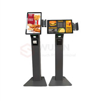 Terminal libre-service à écran tactile Windows Android Linux Kiosque de paiement Machine avec lecteur de carte NFC Pos Holder Imprimante de reçus