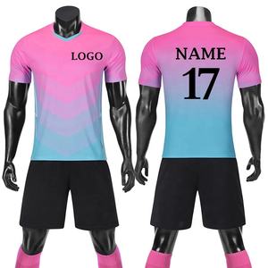 China Fabrik Original OEM Fußball Uniform Kit komplette Set heiße Vereine Team Fußball tragen Kit Club Fußball Trikot Team Anzug - Product Image 6