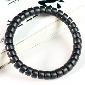 Ebony <b>Bracelet</b> 5x7.5mm <b>Ball</b> Shape Unisex Everyday Wear Cultural Collectible Jewelry - Product Image 3