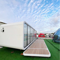 Villa Modulaire Préfabriquée Démontable de Conception Moderne, Type Cabine Apple, pour Maison, Bureau, Hôtel - Approvisionnement Direct Usine
