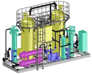 Unidad de deshidratación de Gas H2O, eliminación de gas natural y tamiz molecular, deshidratación o deshidratación Molecular