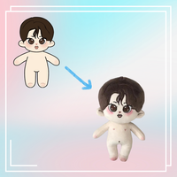 Peluche personnalisée professionnelle 10 cm 15 cm pour poupée Kpop en matériau souple de magasin en ligne
