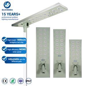 Lámpara Solar LED Integrada Todo en Uno para Exteriores, Personalizable OEM ODM, Resistente al Agua IP67, COB 80W 100W 120W - Product Image 1