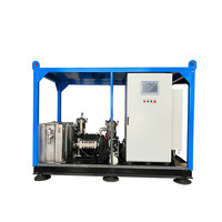 Prix usine 2500bar Ultra-Haute Pression Jet D'eau Machine De Nettoyage Électrique Tuyau D'huile Cleaner Hydro Équipement De Sablage
