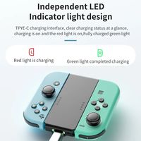 Braket Pegangan Pengisi Daya ABS untuk Ninten-do Switch Joy Con Kiri Kanan, Penyangga Kontroler Genggam, Aksesori Gaming