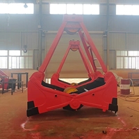 Conception de coquille de palourde de seau de grippage mécanique hydraulique électrique pour l'utilisation aérienne et de grue de portique