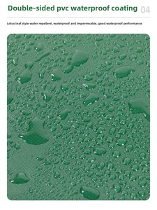 Bâche imperméable en PVC épaissie, toile <span class=keywords><strong>de</strong></span> protection contre la pluie, tissu anti-âge - Product Image 4