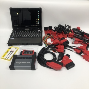 Scanner de véhicule utilitaire robuste V110 avec prise en charge du moteur, AMT, EBS, VCU, ABS, connexion Wi-Fi, programmation ECU, et fonction Engine Dance X5. - Product Image 1