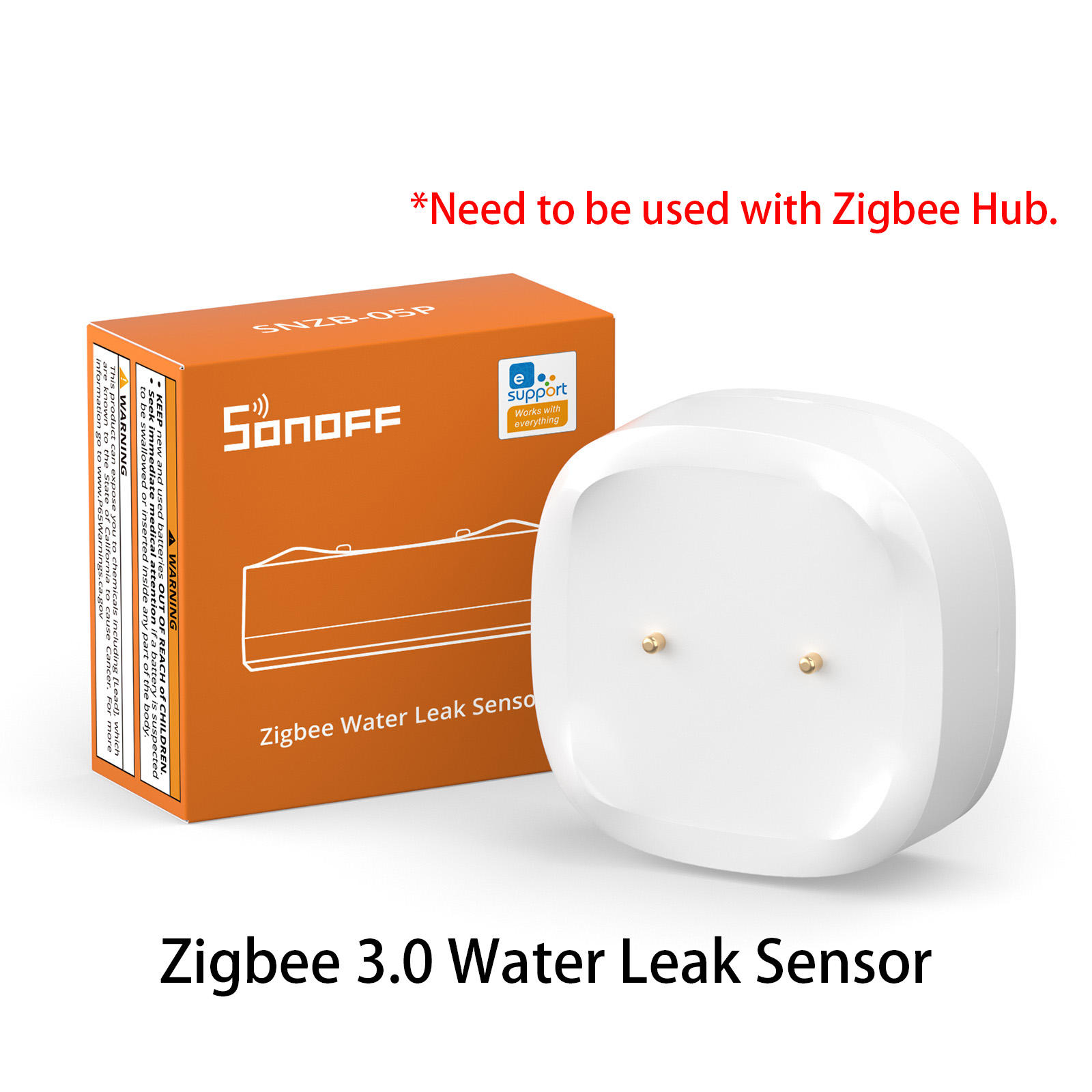 SNZB05P Water Leak Sensor