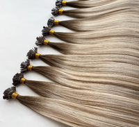 Produit phare à prix d'usine, confortable à porter, cheveux Remy européens à pointe plate, double trame machine #   Tsingtao 100% Double Drawn pour usage en salon
