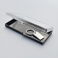 Boîte à charnières 115*56*18MM (4,52 pouces * 2,2 pouces * 0,71 pouces) pour petits kits de quincaillerie / porte-clés ou étuis d'emballage pour cils