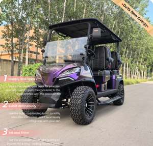 Nieuwste Model 2/4-Zits Elektrische Golfkar Off-Road Voertuig Te Koop China Club Golfkar Golf Buggy Elektrische Vierwielige Auto - Product Image 3