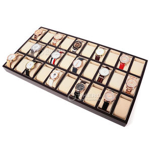 Bandeja de Lujo Premium para Relojes Shero, Base de MDF con Cubierta de Microfibra, Color Personalizado, Almacenamiento y Exhibición de Relojes de Alta Gama - Product Image 5