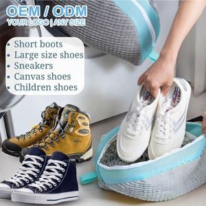 Sac à linge pour chaussures personnalisé, durable, lavable, avec logo, sacs de protection pour la machine à laver les chaussures - Product Image 5