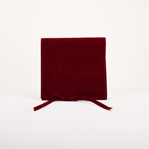 Glampkg Custom Soft Velvet Jewelry Pouch Red Microfiber Makeup Brush Tool Pouches Storage Bag Dust Bag - Product Image 3