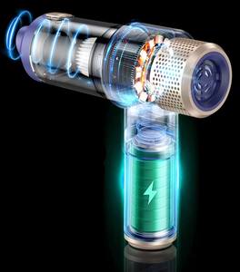 2-in-1大型吸引ワイヤレスハンドヘルドカー掃除機エアダスターABSデスクトップ掃除機ワイヤレス掃除機工場 - Product Image 4