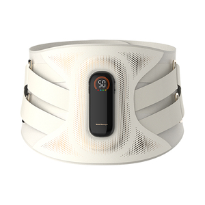 Ceinture de Massage Lombaire Chauffante, Support Dorsal Élastique, Ceinture de Sport Électrique à Lumière Rouge avec Vibration pour Perte de Poids et Modelage Corporel - Product Image 1