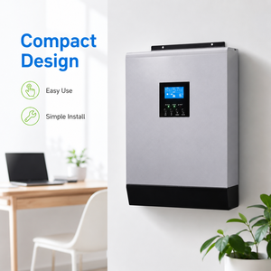 Convertisseur solaire monophasé 5 kW, système solaire hybride, entrée de tension <span class=keywords><strong>PV</strong></span> MPPT, <span class=keywords><strong>routeur</strong></span> WiFi pour une utilisation domestique, alimentation de secours - Product Image 5