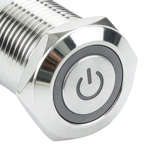 <span class=keywords><strong>Interrupteur</strong></span> à bouton-poussoir industriel de haute qualité, 19 mm, éclairé par LED, connexion fiable, construction durable, fonctionnement simple - Product Image 5