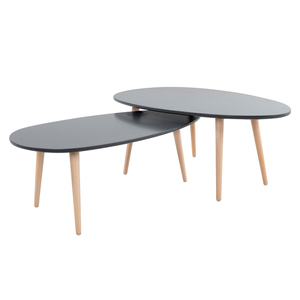 Mẫu Miễn Phí Hình Tam Giác Cổ Điển Câu Đố Hiện Đại Gỗ Cao Su Chuyển Đổi Ăn Pop Up Bàn Cà Phê - Product Image 1