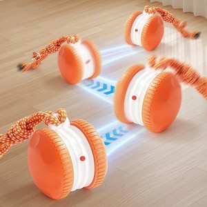 Moderne Luxe Slimme Elektrische Rolbal voor Katten & Honden - Bijtbestendig Kauwspeeltje & Vervelingverlichter - Product Image 4