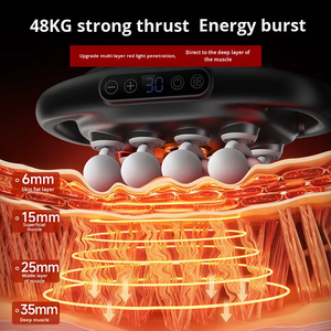 Alat Pijat Jaringan Dalam 16 Kepala untuk Terapi Perkusi Otot dengan Kotak Perjalanan untuk Penggunaan di Rumah - Product Image 4