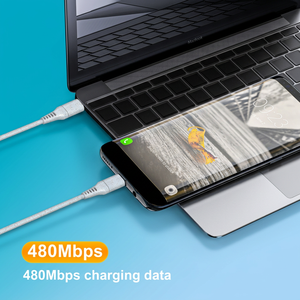 Câble USB C vers Micro USB Écologique, Charge Rapide, Synchronisation des Données 480 Mbps, Matériel Recyclable Résistant aux 10000+ Torsions, Vente en Gros, Câble Personnalisable avec Logo - Product Image 3