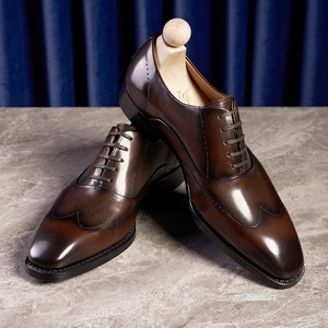 Italian Men's Business Formal Shoes Trendy Square <b>Toe</b> Lace <b>Cap</b> <b>Toe</b> Breathable Light Weight Anti-Slip Valentina Leather British - Product Image 5