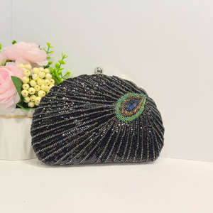 New Design Wholesale Luxury Retro Square Silk Eco-Friendly Ladies Evening Clutch Bags Fashion <b>Wedding</b> Party <b>Handbag</b> - Product Image 4